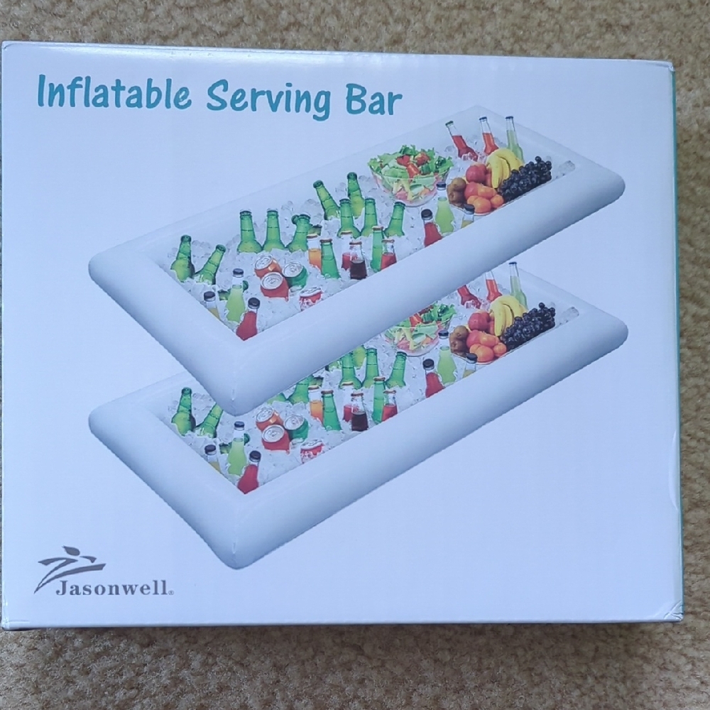 Inflatable Serving Bar - White